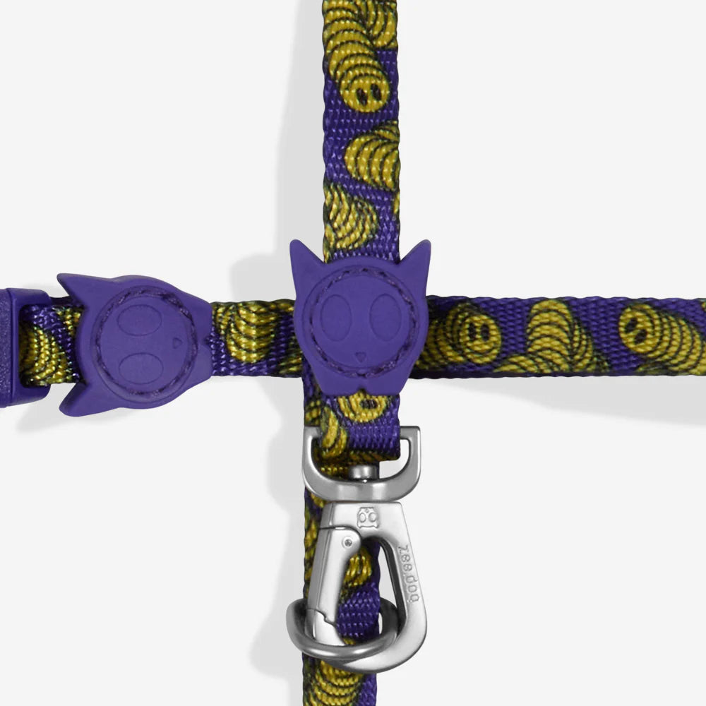 Zee.Cat Harness with Leash Zmiley - Arnés para Gatos
