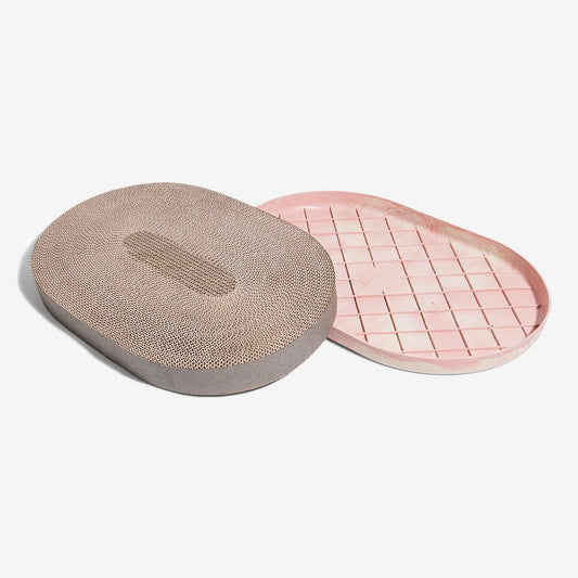Zee.Cat Scratcher Light Pink - Rascadores para Gatos
