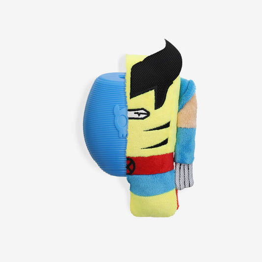 Zee.Dog 2-in-1 Plush Squeaky Toy Wolverine - Juguetes para Perros