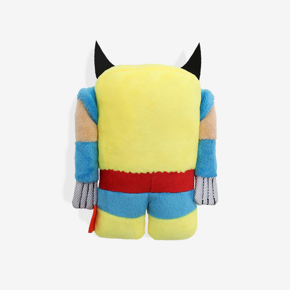 Zee.Dog 2-in-1 Plush Squeaky Toy Wolverine - Juguetes para Perros