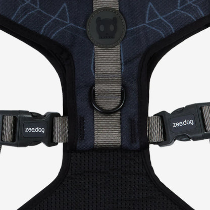 Zee.Dog Adjustable Air Mesh Harness Black Panther - Arnés para Perros