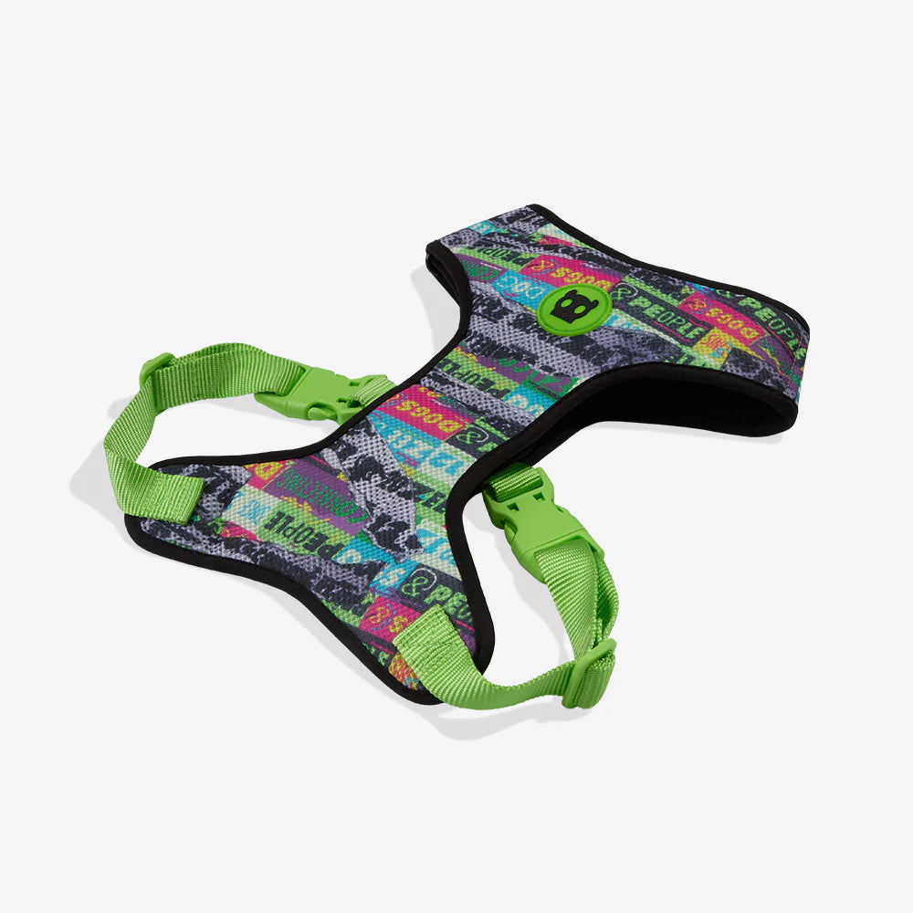 Zee.Dog Adjustable Air Mesh Harness Manifesto - Arnés para Perros