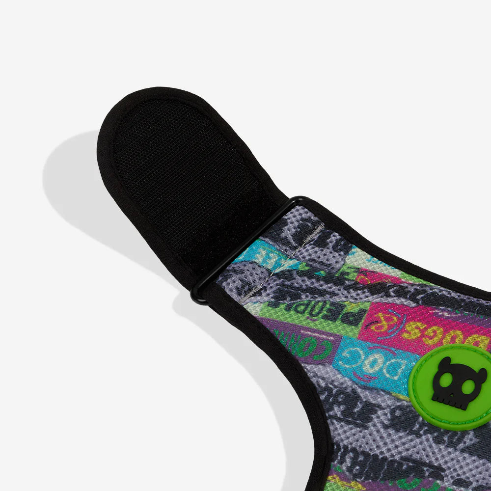 Zee.Dog Adjustable Air Mesh Harness Manifesto - Arnés para Perros
