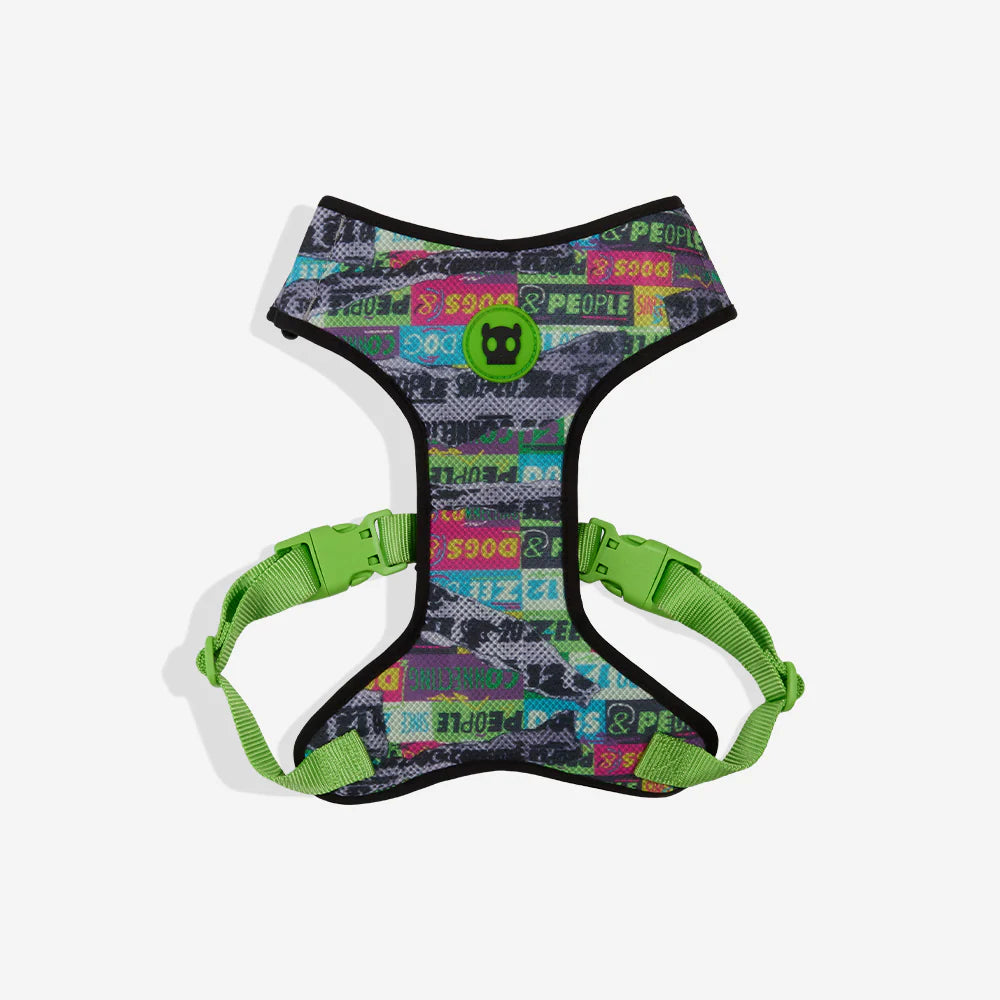 Zee.Dog Adjustable Air Mesh Harness Manifesto - Arnés para Perros