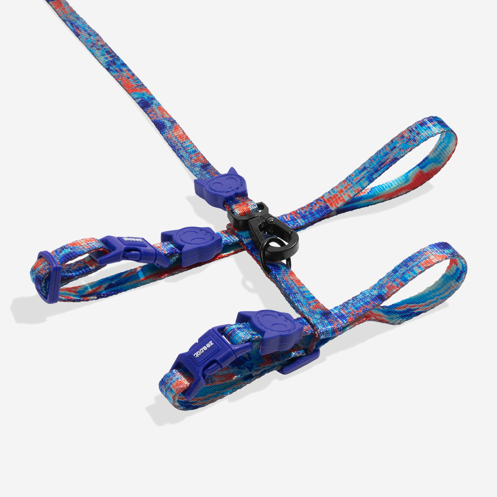 Zee.Cat Harness with Leash Glitch Error #404 - Arnés para Gatos
