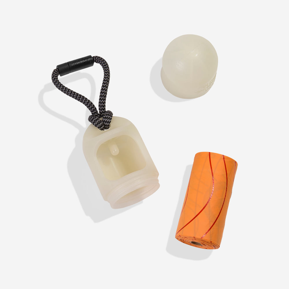Zee.Dog Poop Bag Dispenser Glow-In-The-Dark