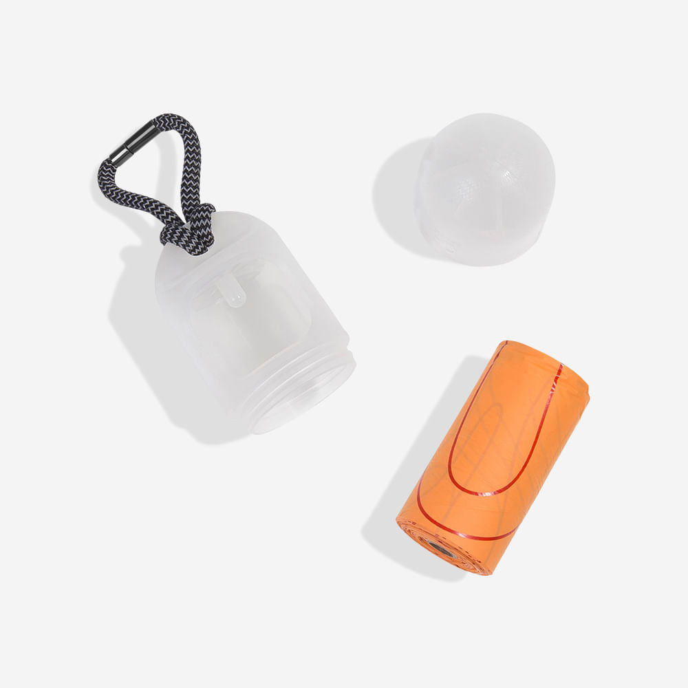 Zee.Dog Poop Bag Dispenser Transparent