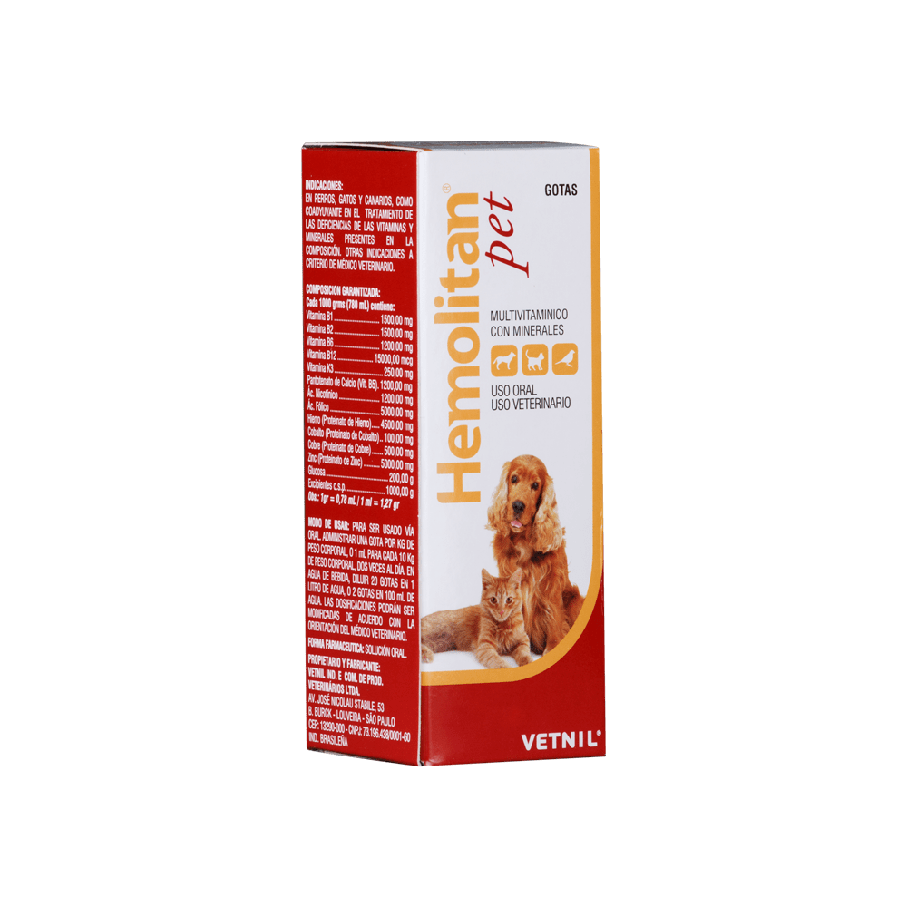 Hemolitan Pet - Suplementos para Perros y Gatos - Petit Paws