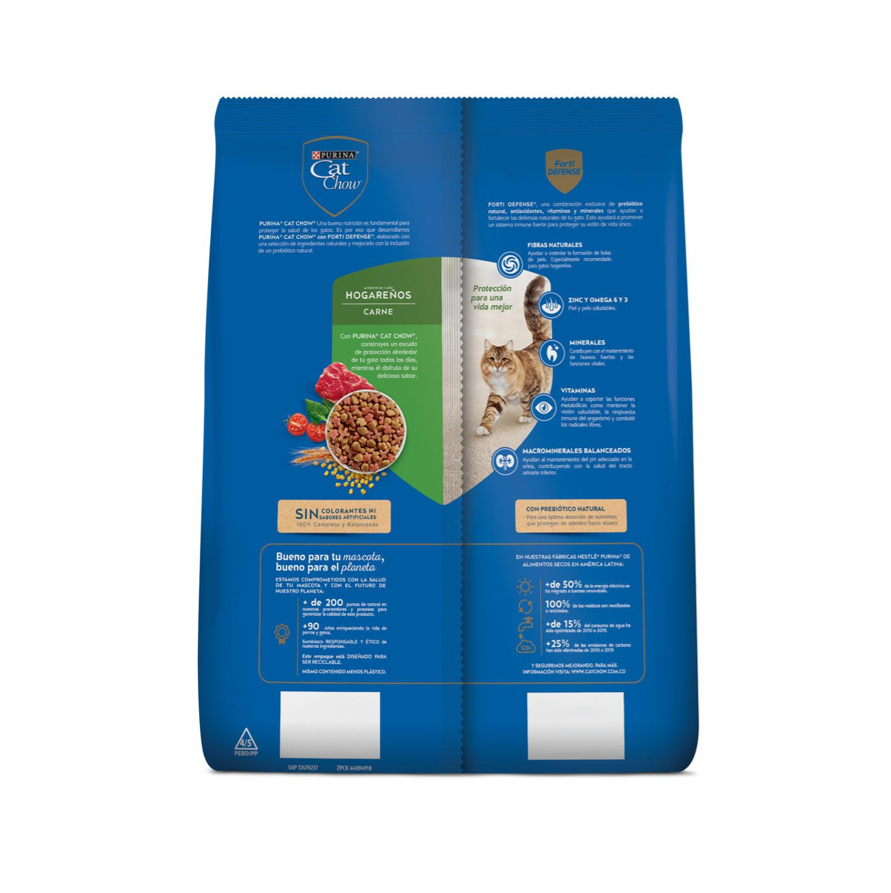 Cat Chow Adultos Hogareños - Alimento para Gatos