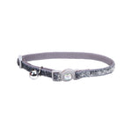 Coastal Adjustable Cat Collar with Glitter Silver - Collar para Gatos