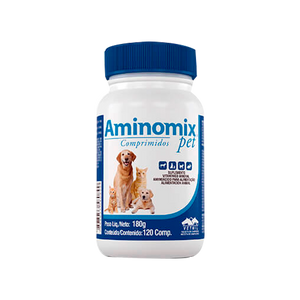 Aminomix Pet (120 Capsulas) - Suplementos para Perros y Gatos