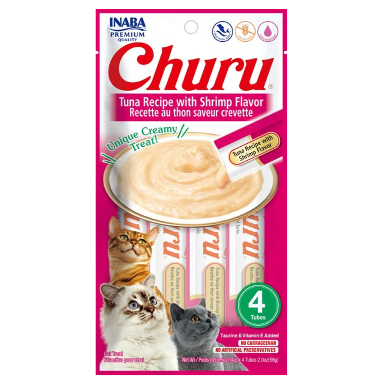 Churu Atún y Camarón - Snacks para Gatos