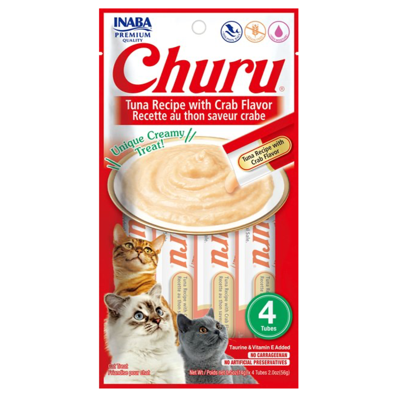 Churu Tuna with Crab para Gatos (4 Unidades)