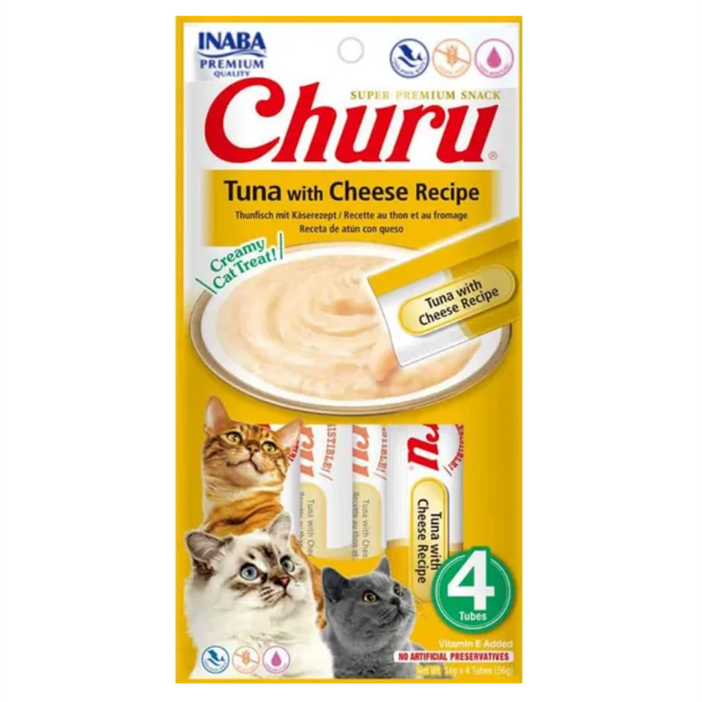 Churu Atún y Queso para Gatos - Snacks para Gatos
