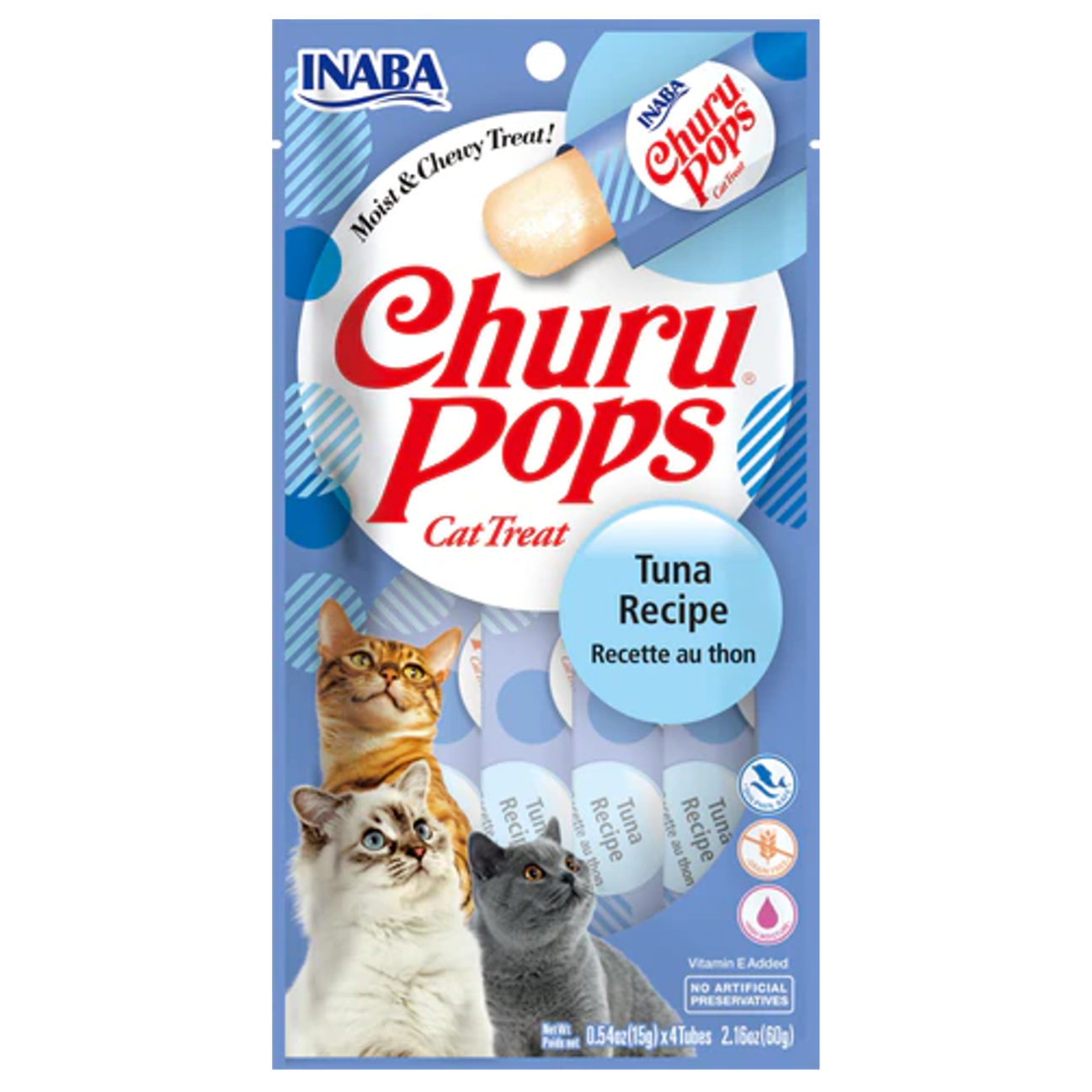 Churu Pops Atún - Snacks para Gatos