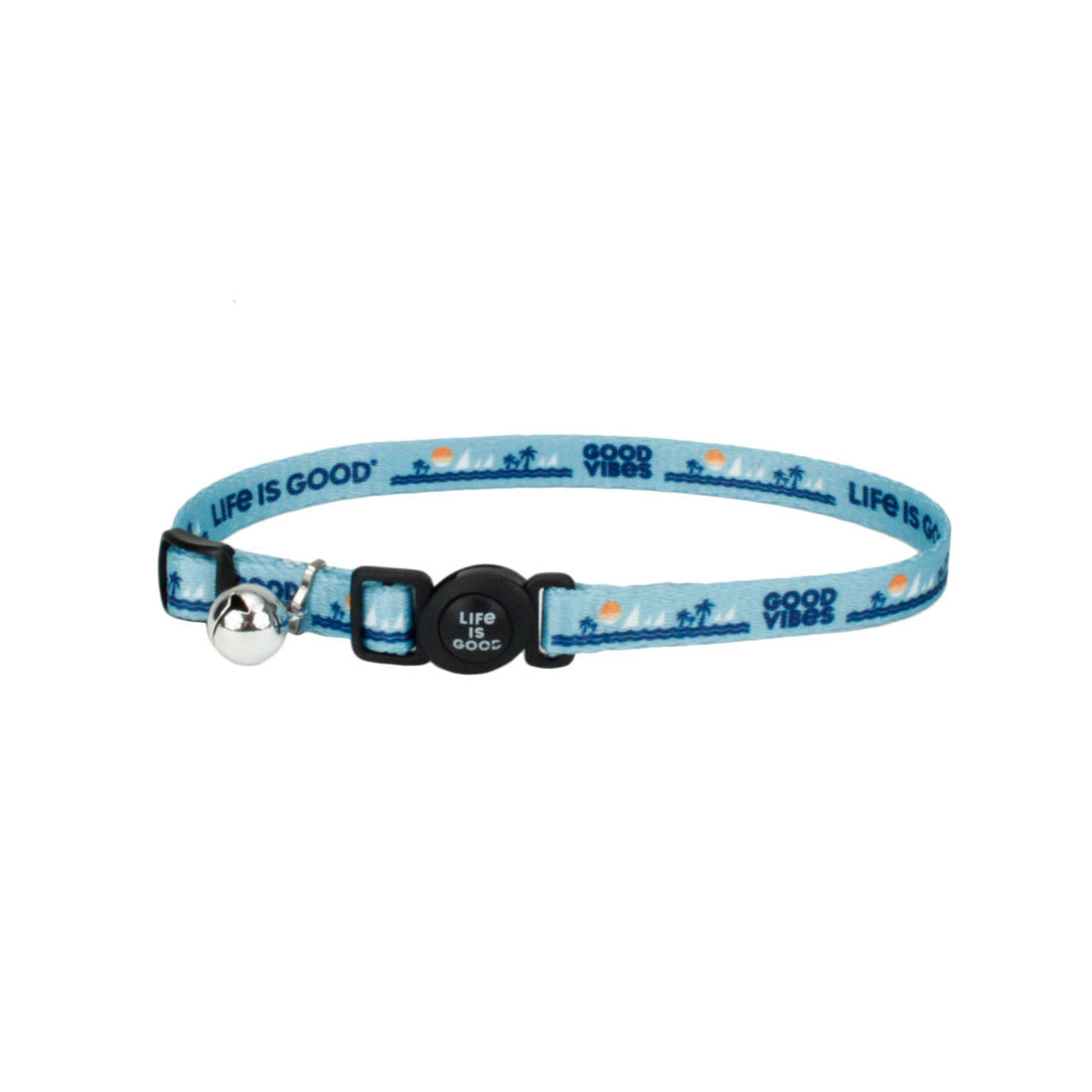 Coastal Adjustable Collar Blue Good Vibes - Collares para Gatos