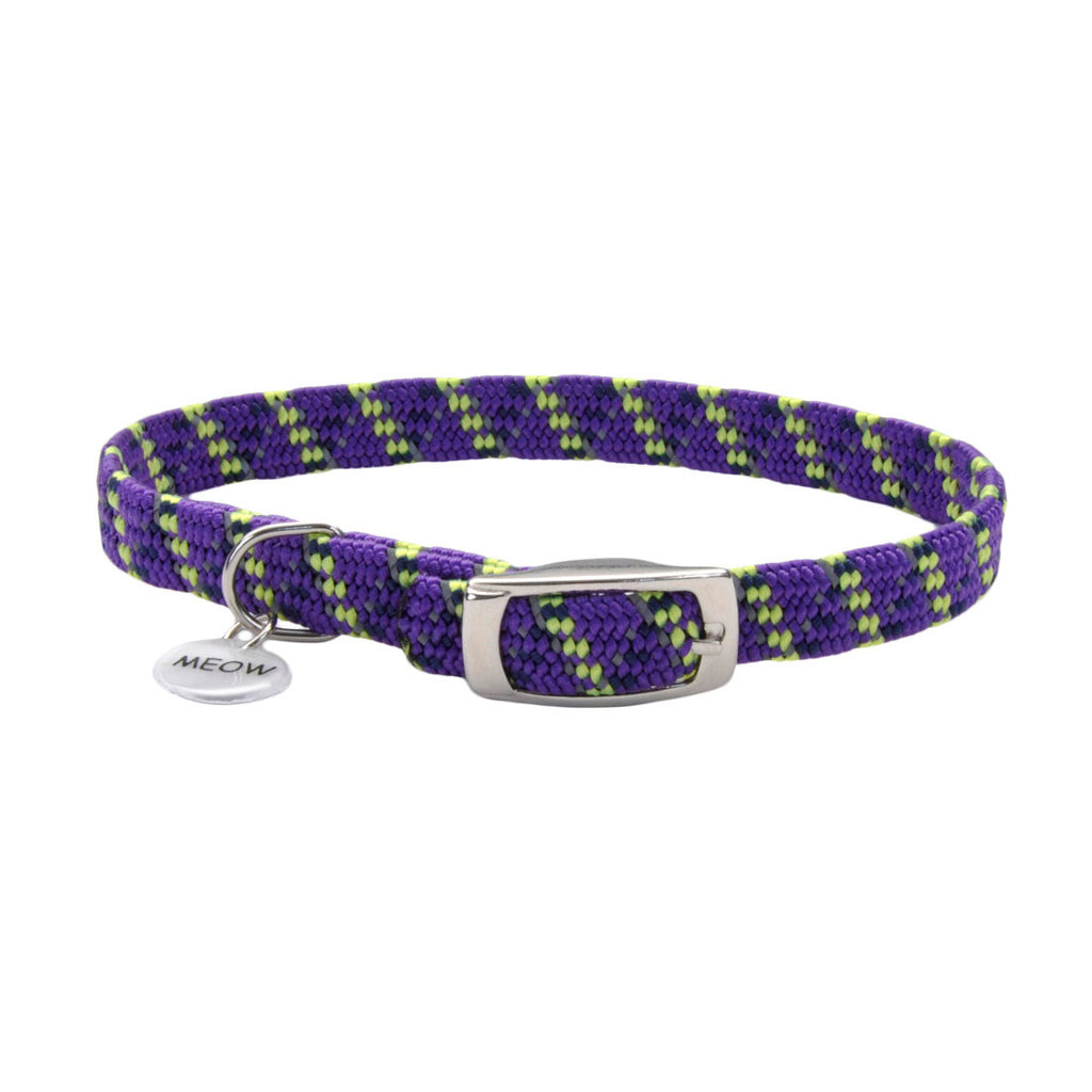 Coastal ElastaCat Reflective Stretch Collar Morado - Collar para Gatos