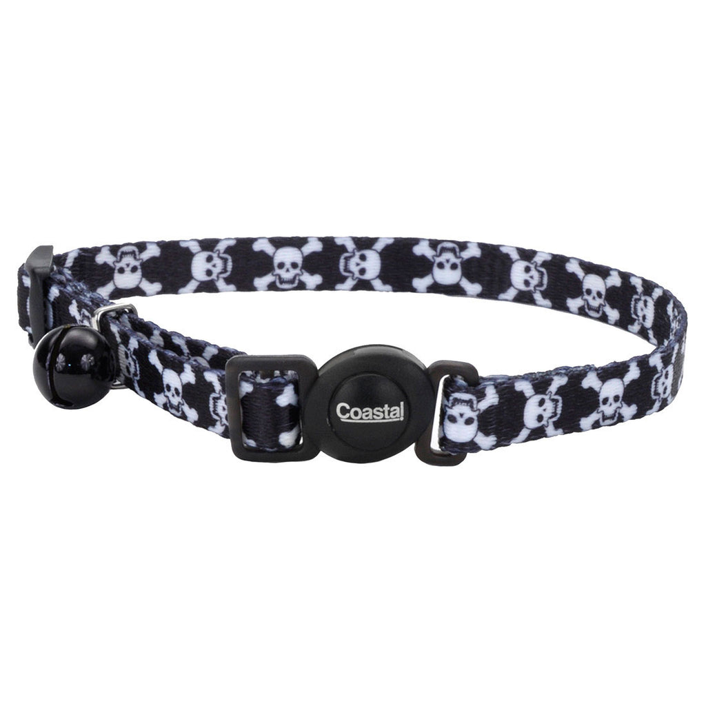 Coastal Fashion Collar Black Skulls - Collares para Gatos