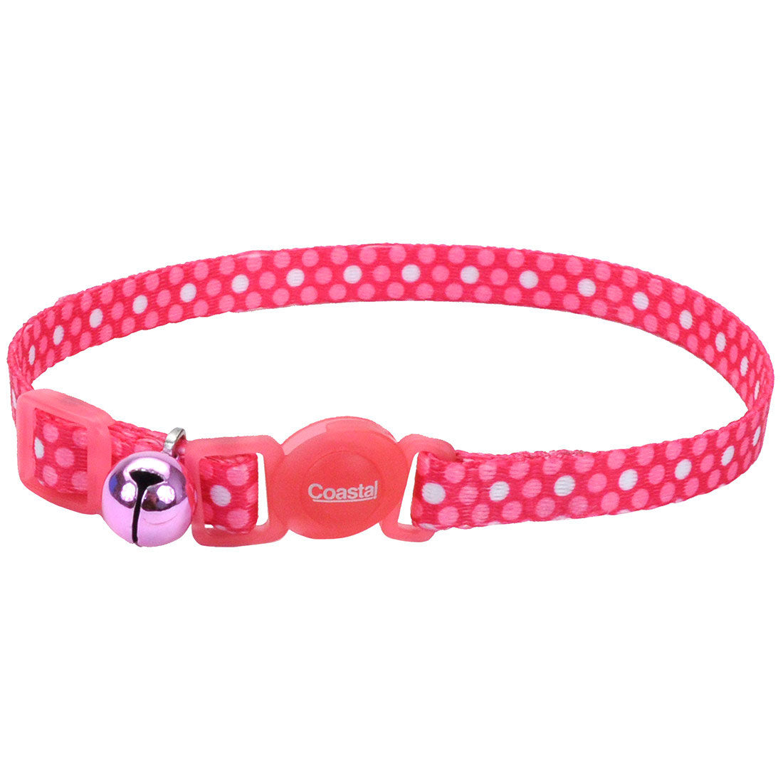 Coastal Fashion Collar Pink Dots - Collares para Gatos