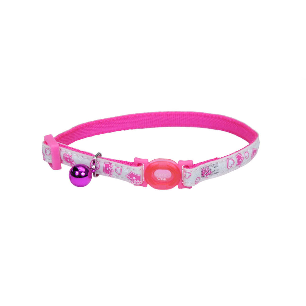 Coastal Glow in the Dark Collar Glowing Pink Queen - Collares para Perros