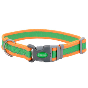 Coastal Pro Reflective Collar Lime with Orange - Collares para Perros