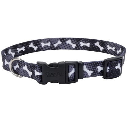 Coastal Styles Collar Black Bones - Collares para Perros