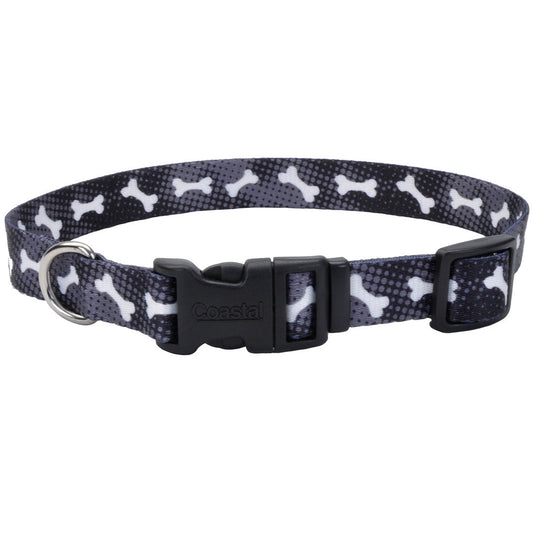 Coastal Styles Collar Black Bones - Collares para Perros
