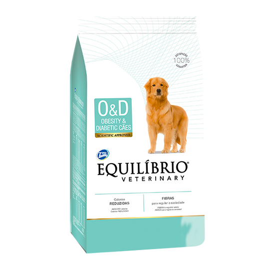 Equilíbrio Veterinary Obesity and Diabetic - Alimento medicado para perros