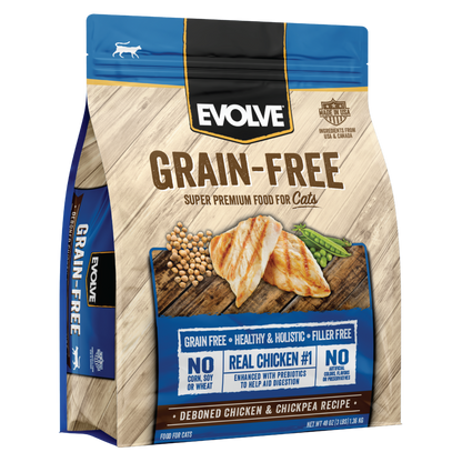 Evolve Gato Grain Free Pollo - Alimento Holistico para Gatos