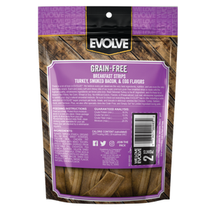 Evolve Grain Free Breakfast Strips - Snacks para Perros