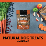 Evolve Grain Free Jerky Bites Pavo - Snacks para Perros