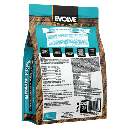 Evolve Grain Free Pato - Alimento Holistico para Perros