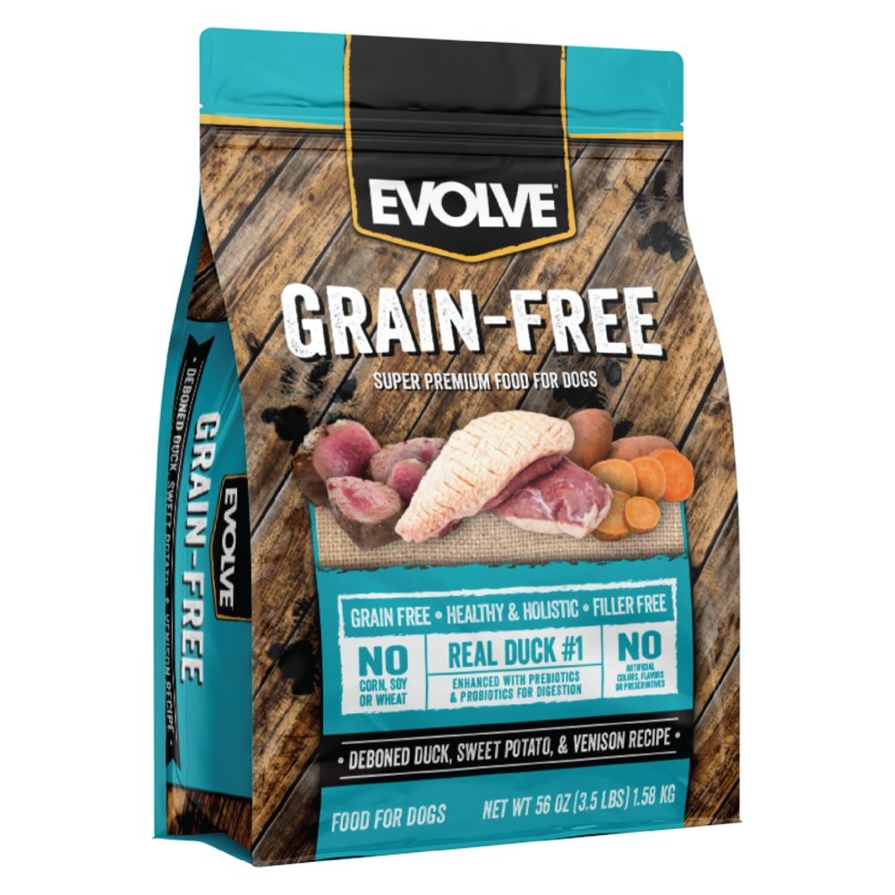 Evolve Grain Free Pato - Alimento Holistico para Perros