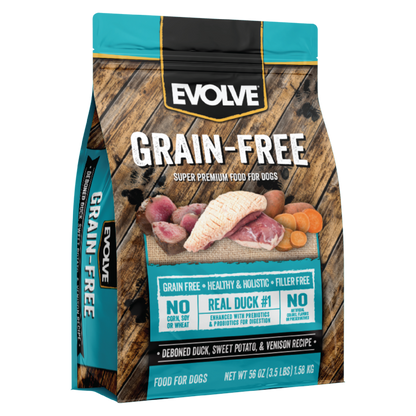 Evolve Grain Free Pato - Alimento Holistico para Perros
