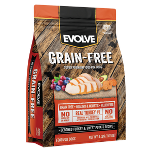 Evolve Grain Free Pavo - Alimento Holistico para Perros