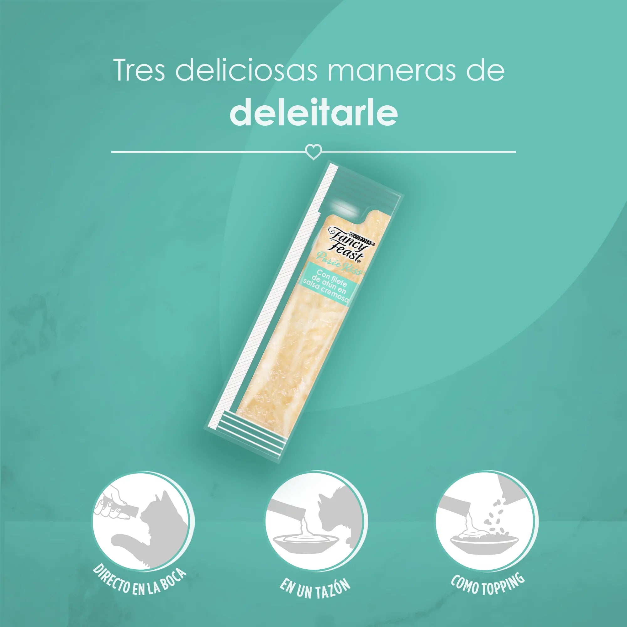 Fancy Feast Pur e Kiss At n Snacks para Gatos Petit Paws