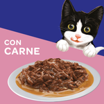 Felix Classic Gatitos con Carne - Alimento Húmedo para Gatos
