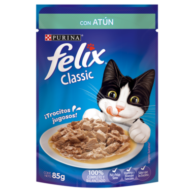 Felix Classic con Atún - Alimento Húmedo para Gatos