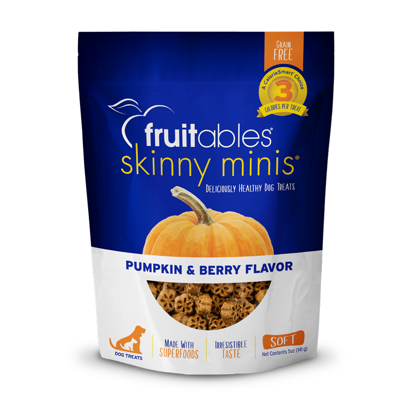 Fruitables Skinny Minis Pumpkin and Berry (141 G) - Snacks para Perros