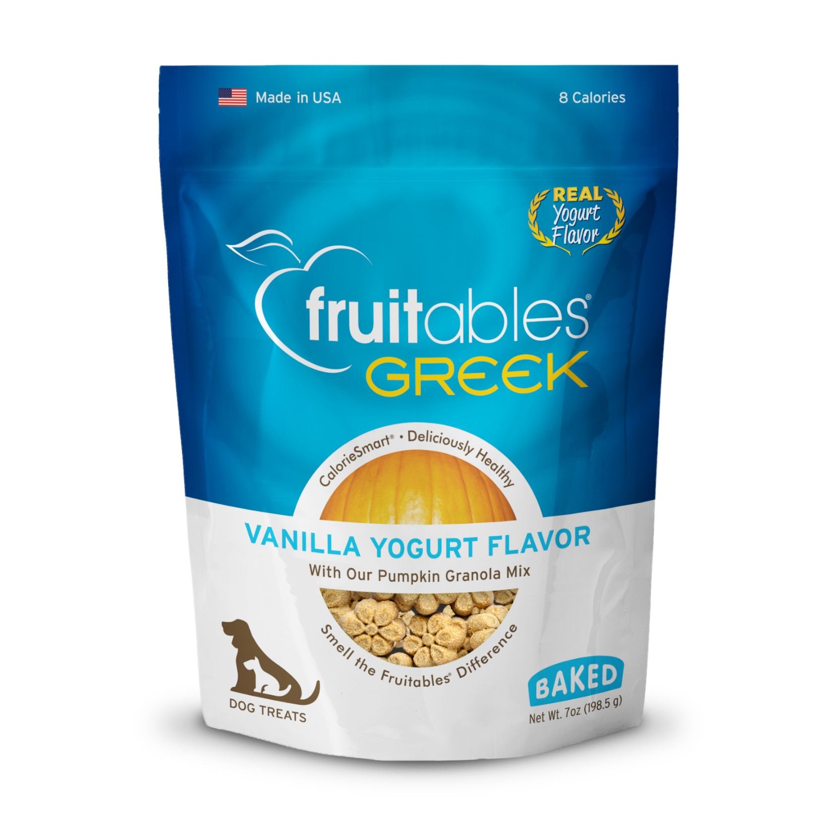 Fruitables Yogurt Griego de Vainilla - Galletas y Snacks para Perros