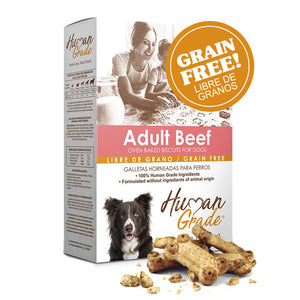 Human Grade Grain Free Adult Beef - Galletas para Perros