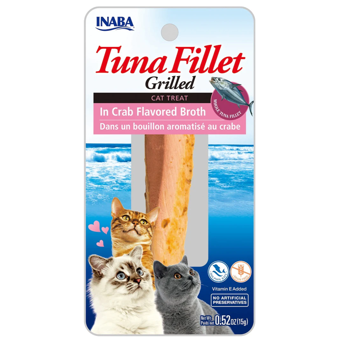 Inaba Cat Grilled Tuna Fillet in Crab Broth - Snacks para Gatos