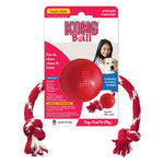 Kong Ball with Rope Small - Juguetes para Perros