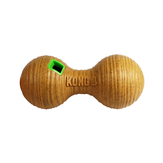 Kong Bamboo Feeder Dumbbell Medium - Juguetes para Perros