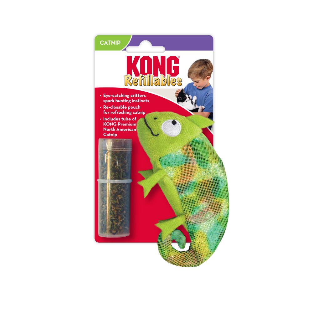 Kong Cat Refillables Chameleon - Juguetes para Gatos