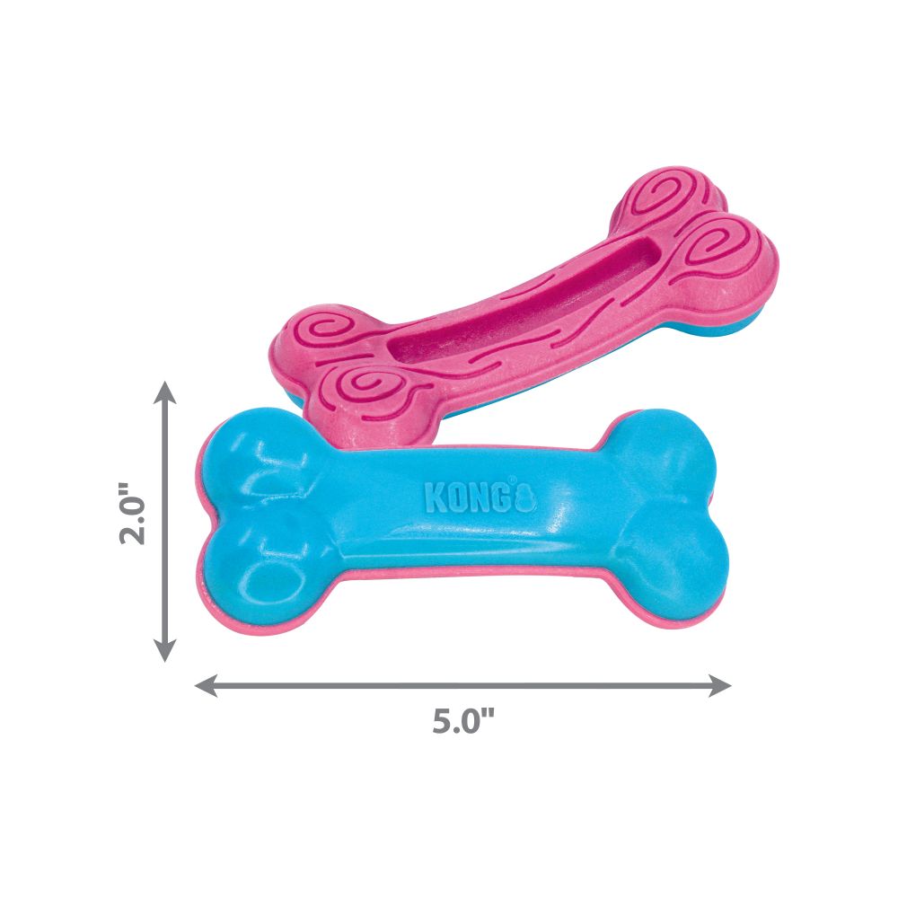 Kong ChewStix Puppy Curve Bone Medium - Juguetes para Perros