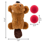 Kong Cozie Pocketz Beaver Medium - Juguetes para Perros
