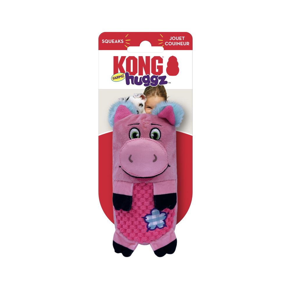 Kong Huggz Farmz Pig Small - Juguetes para Perros