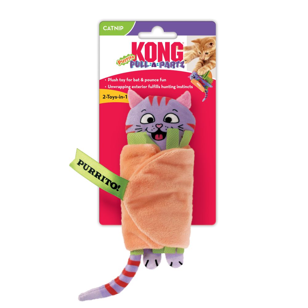 Kong Pull-A-Partz Purrito - Juguetes para Gatos