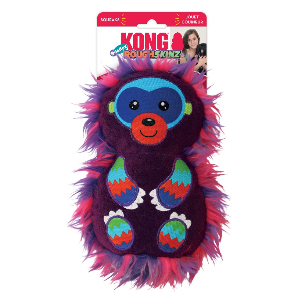 Kong Roughskinz Suedez Monkey Medium - Juguetes para Perros